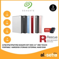 [1TB/2TB/4TB/5TB] SEAGATE EXT HDD 2.5" ONE TOUCH PORTABLE  HARDDISK STORAGE EXTERNAL HARD DISK HARD 