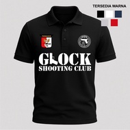 Glock Indonesia Polo-Shirt, Glock Collar Shirt, Polo-Perbakin Size S - 5XL