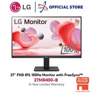 LG 27MR400 / 27MR400-B 27“ MONITOR ( 27” IPS FHD / 5Ms / 100Hz/ /AMD FREESYNC / VGA + HD MI)
