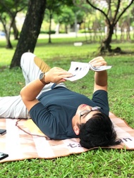 Va.outdoor台灣美學加厚防水野餐墊