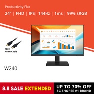 PRISM+ W240 24" 23.8" 144Hz Productivity Monitor Gaming Monitor [1920 x 1080]
