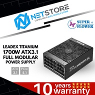 SUPER FLOWER LEADEX TITANIUM 1700W ATX3.1 FULL MODULAR POWER SUPPLY -SF-1700F14HT