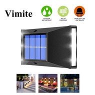 【Ready Stock】Vimite 12 Led Lampu Solar Light Outdoor Waterproof Automatic Sensor Solar Garden Light 