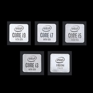 forstretrtomj 10th Generation Intel Core i9 i7 i5 i3 CPU Metal Sticker Laptop Logo Sticker EN