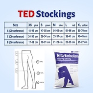 EVIN ANTI-EMBOLISM STOCKINGS 18mmHg (TED STOCKINGS)