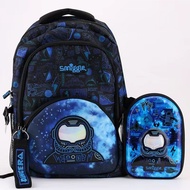 Australia smiggle Blue Astronaut Large Capacity Children Backpack