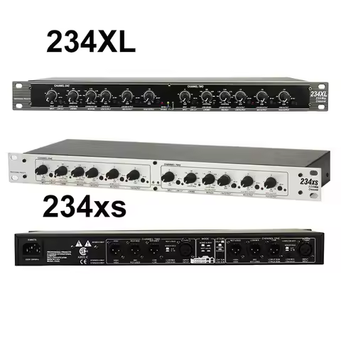 234XS Electronic Crossover 234XL Professional Sound Peripheral Equipments Stereo 2/3 Way, Mono 4-Way