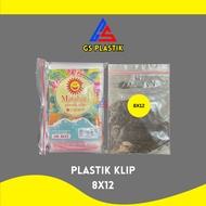 8x12 Plastic Clips, 100 Sheets - Multipurpose Clear Press Plastic Clips for Packaging & Storage