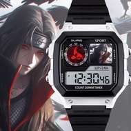Cartoon Cartoon Children's Watch Alarm Clock Calculator Uchiha Itachi Naruto Watch Student Waterproo