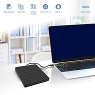 【LOU】-USB 3.0/Type-C Slim External DVD RW CD Writer Drive Burner Reader Player Optical Drives for Laptop PC