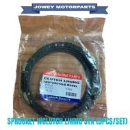 CSL CLUTCH LINING STX125 RS110F YBR125 (5pcs set) JAPAN QLTY
