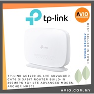 TP-LINK Tplink AC1200 4G LTE Dual Band Gigabit Router 1167Mbps 4G+ LTE Advanced Archer MR505