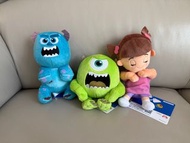 怪獸公司 Monster Inc 毛毛/大眼仔/Boo 公仔