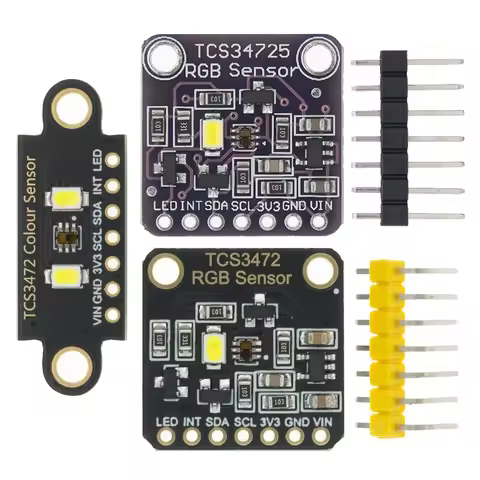 TCS34725 Low Power IR Blocking Filter RGB Light Color Sensor Recognition Diy Kit Electronic PCB Boar