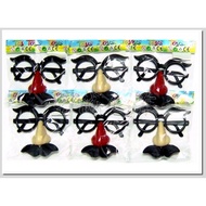 [Xingcheng Enterprise] Big Nose Clown Glasses/Funny Funny Glasses < Full Set Of 12 > (Prank/Toys For