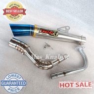 Daeng Sai4 Canister Conical stainless pipe 1Set Click 125/150 Mio sporty Mio Soul i115/125