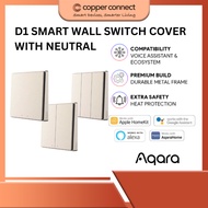 Aqara D1 Smart Wall Switch Frame Cover | Replacement Panel | 1 Gang / 2 Gang / 3 Gang Compatible