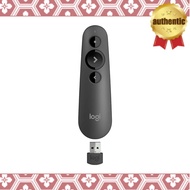 Logitech R500s GR Graphite Red Wireless Laser Presenter - Bluetooth & USB Compatible