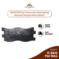 MASTERPAV Concrete Imprint Hard Mould - Serpentine Slate