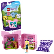 Friends Stephanie’s Cat Cube 41665 Building Kit; Kitten Toy for Kids with a Stephanie Mini-Doll Toy;