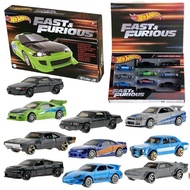 ฺBOX SET FAST &amp; FURIOUS ชุด10คัน (ครบชุด) ราคาสุดคุ้ม โมเดลรถเหล็ก Hot Wheels 10 Car Pack Fast and Furious