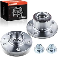 Frankberg 2 x Wheel Hub Wheel Bearing Kit Front Axle Compatible with Polo 6C 6R 2011-2014 Fabia I 6Y