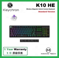 Keychron - K10 HE 磁軸 無線 鍵盤 標準版 - 黑色