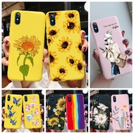 Vivo 2015 Beautiful Girl Sunflower Pattern Phone Casing Vivo2015 Candy Color Soft Silicone TPU Case