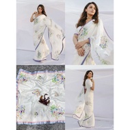 Alia Bhatt inspired silk satin Saree
