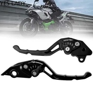 LADY YES Universal Fit Motorcycle Brake Handle Adjustable Aluminum Alloy Front And Rear Handbrake