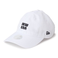 Wordmark Golf Women White 9FORTY Long Visor Open Back Adjustable Cap