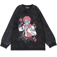 Pattern merch "demon slayer akaza upper moon epic" Oversize T-shirt | Oversized Longsleeve | Washing