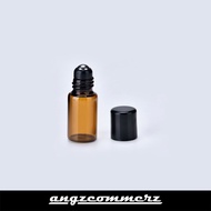 Brown Glass Perfume Bottle Roll On Bottle Glass Amber 3ml