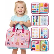 Busy Board for 1 Year Old, Busy Book for Toddlers 1-3, 2 Year Old Girl Toys, Montessori Toys for 1 Y