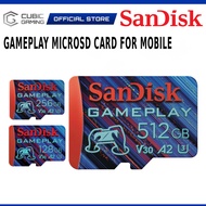 SANDISK GAMEPLAY MICROSD CARD 128GB | 256GB | 512GB FOR HANDHELD CONSOLE GAMING UHS-I MICRO SD TF ME