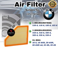 BMW Air Filter Series 1 E81 E82 E87 E88 / Series 3 E90 E91 E92 E93 / Series X1 E84 13717797465