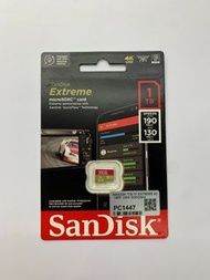 Sandisk 1TB 全新原裝香港行貨記憶卡 Extreme A2 4K UHD R:190MB W:130MB TF MicroSDXC Card SDSQXAV-1T00-GN6MN