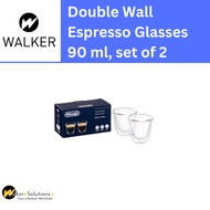 Delonghi Espresso Double Wall Thermal Glasses - COFFEE - Espresso Glass / Coffee Glass - DLSC310
