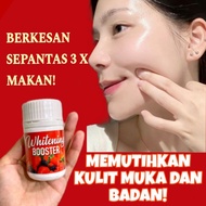 Putihkan kulit + Korea Gluta Skin Whitening Face Whitening Strawberry Booster, MixBerry