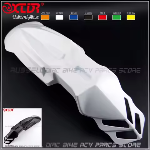 Mudguards Front Plastic Cover Fenders For Suzuki DRZ400 RMX250 DT125 200 230WR KTM XT600 CRF230 Supe