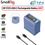 Smallrig NP-F970 USB-C Rechargeable Camera Battery For Camera, LED lights, Monitors, Motorized Slide