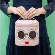 a-jolie QUILTING VANITY POUCH COSMETIC PEARL SUNGLASSES [Direct from Japan]