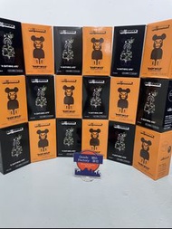 BEARBRICK x cleverin BABY MILO + ABC CAMO SHARK be@rbrick bape bathing ape