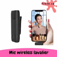 Wireless clip-on smartphone microphone vlogger youtuber lavalier - 2 MIC FOR IOS