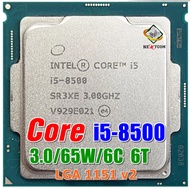 ซีพียู CPU Core i5 8500 8400 6C 6T / 65W / Socket LGA 1151 V2 / ฟรีซิลิโคน จัดส่งไว