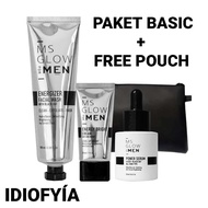 Ms Glow For Men Facial Wash / Cream / Serum ORI BPOM / Sabun Cuci Muka