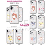 🇰🇷 Sanrio Kuromi Hello Kitty PC狗 Keroppi Cinnamoroll Little twin stars Costume Clear Jelly Case 全包 透