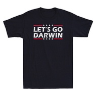 Lets Go Darwin Shirt Funny Sarcastic Let'S Go Darwin Vintage Men'S T-Shirt