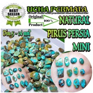 Borongan batu akik pirus persia mini / asli natural