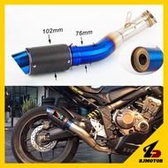 Motorcycle Cb650f exhaust pipe cb650r middle section cb650r CBR 650r 2019-2021